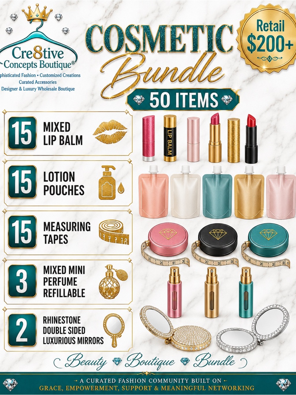💄COSMETIC KEEP or SELL: 50 items—  WHOLESALE BUNDLE
